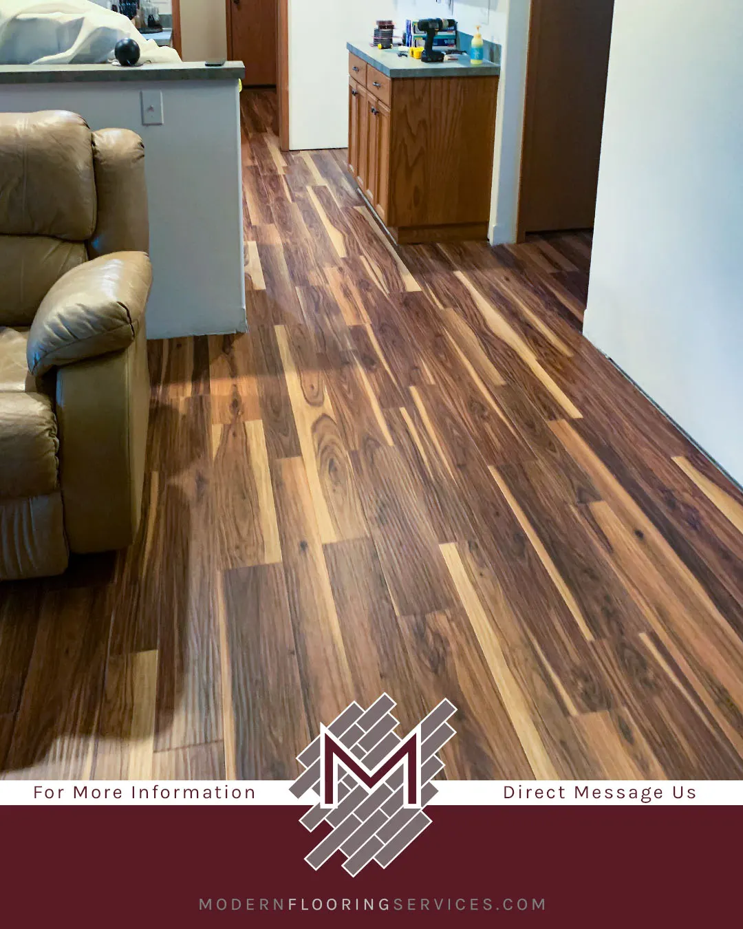 CoreLuxe Tobacco Road Acacia Rigid Vinyl Plank Flooring Installation
