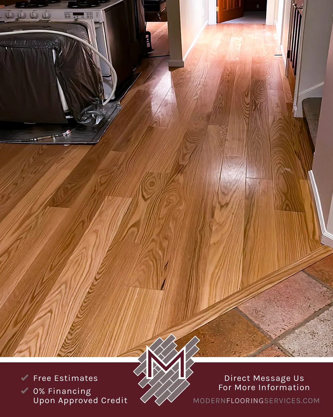 Bellawood Red Oak Engineered Hardwood Flooring Installation.