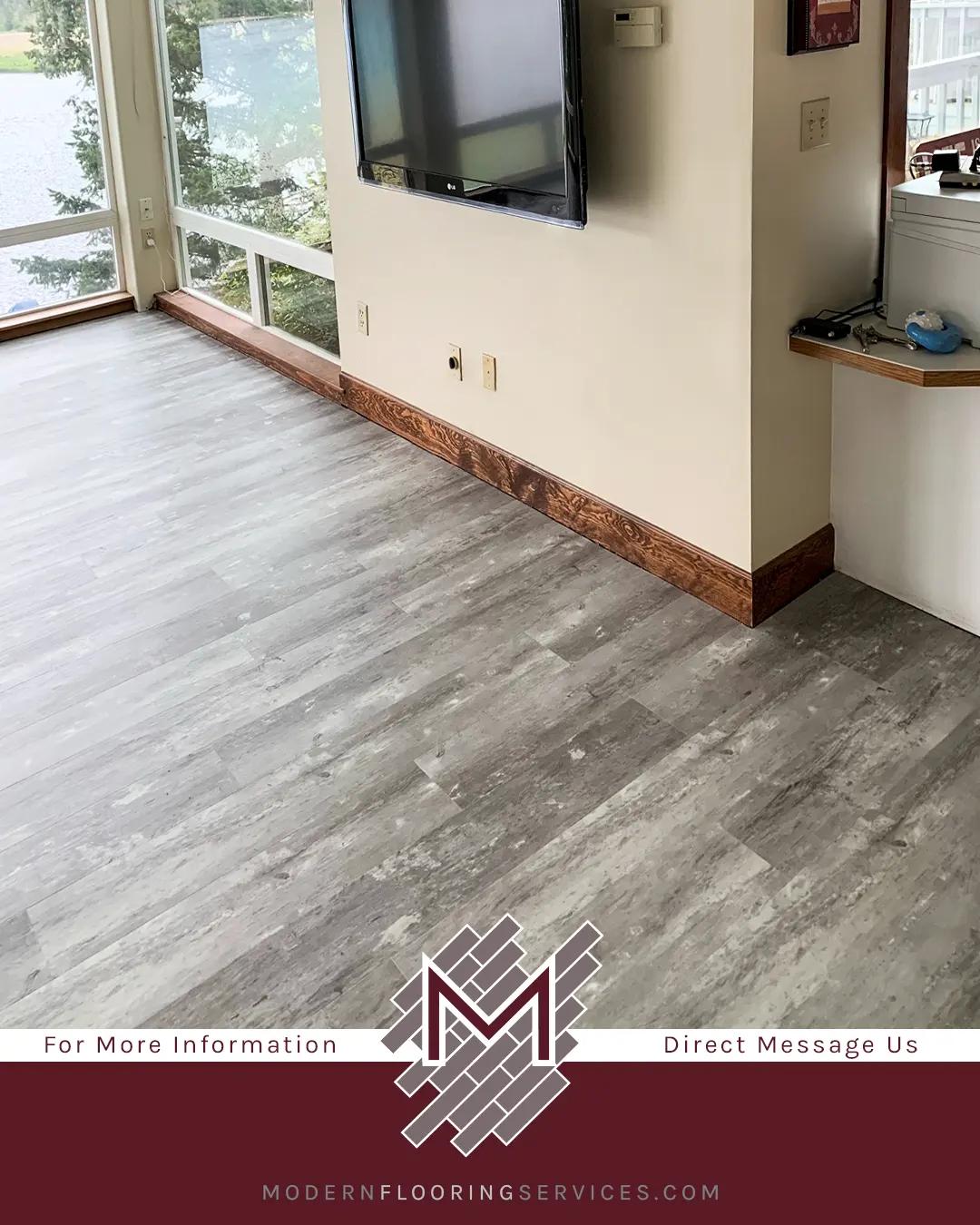 Moonlight Pine Rigid Vinyl Plank Flooring Installation
