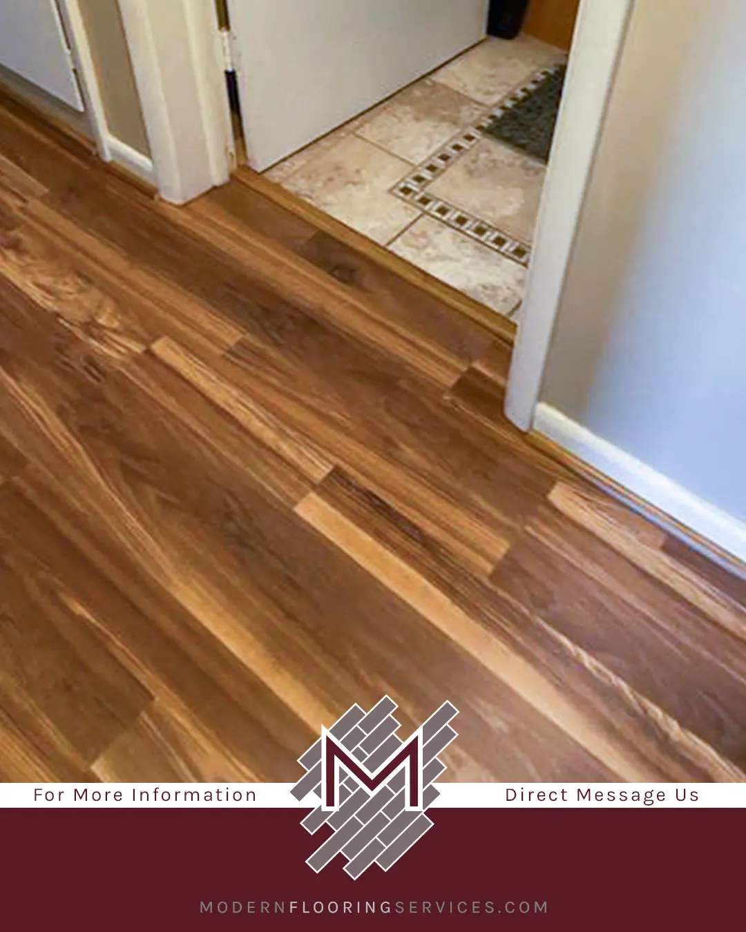 Fairfield County Hickory Laminate Flooring Installation.