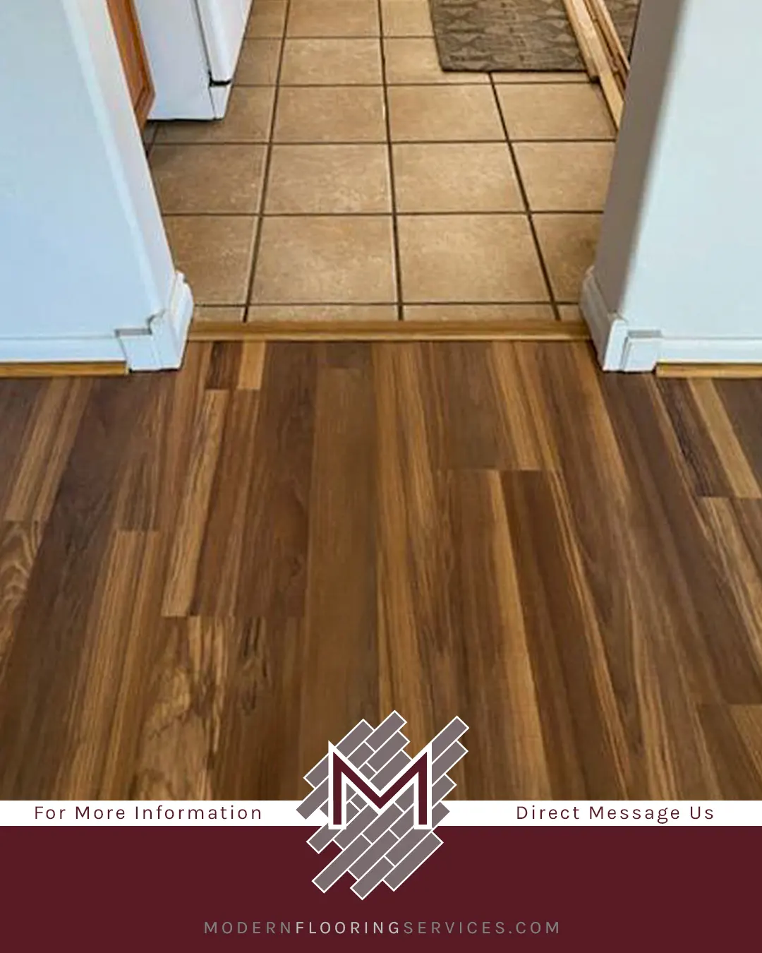 Fairfield County Hickory Laminate Flooring Installation.