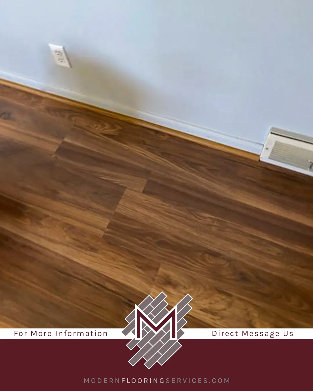 Fairfield County Hickory Laminate Flooring Installation.