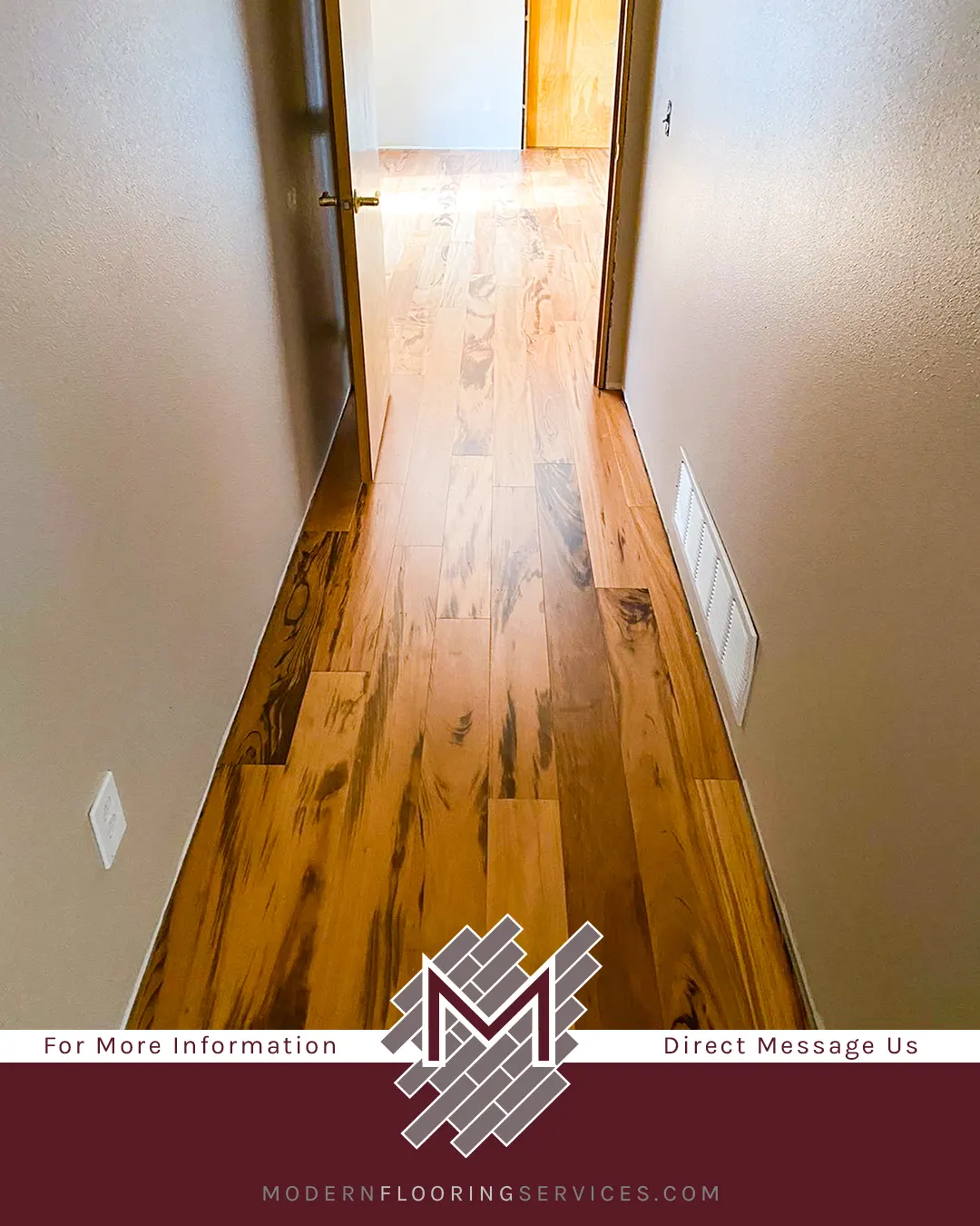 Brazilian Koa Engineered Hardwood Flooring Installation.