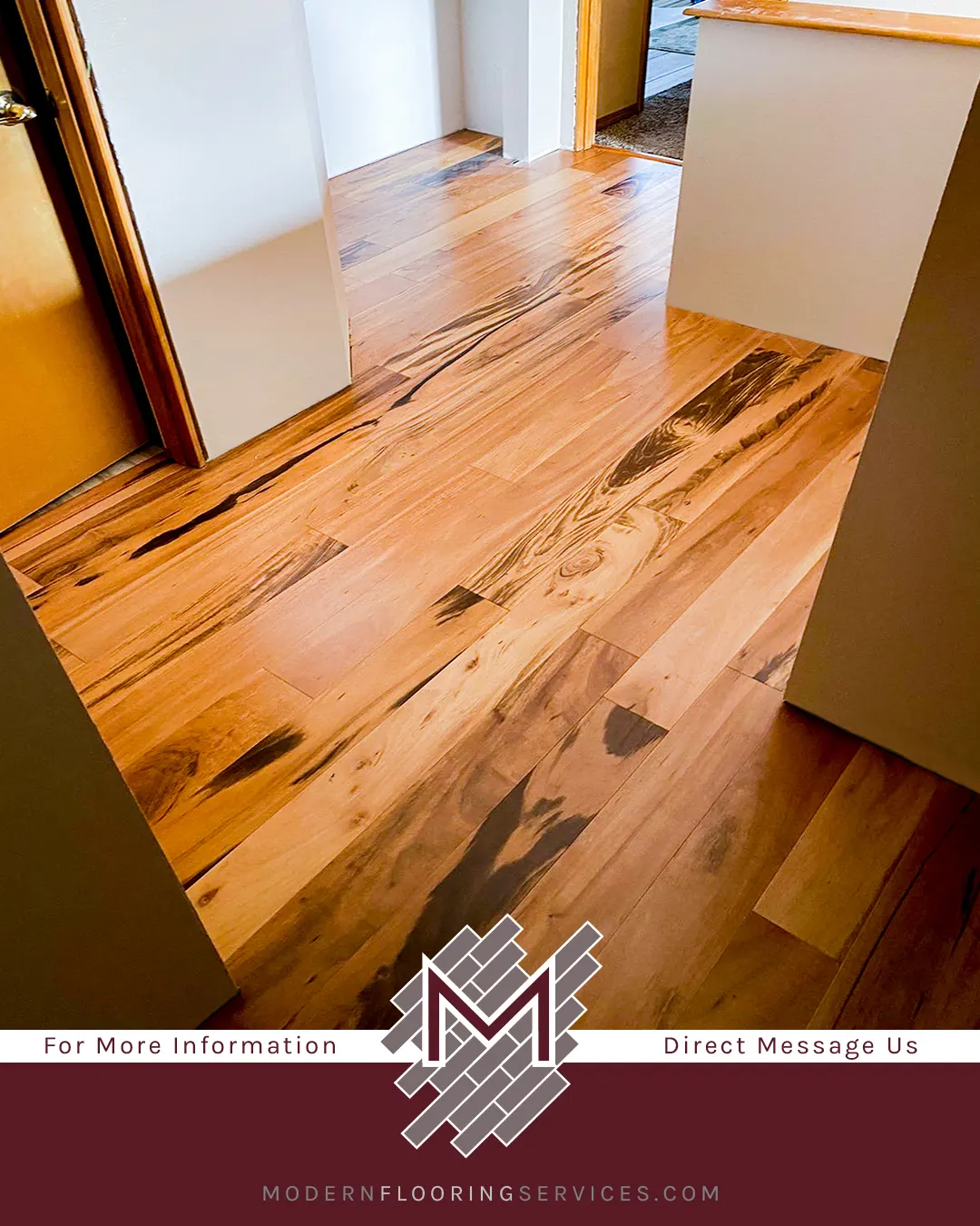 Brazilian Koa Engineered Hardwood Flooring Installation.