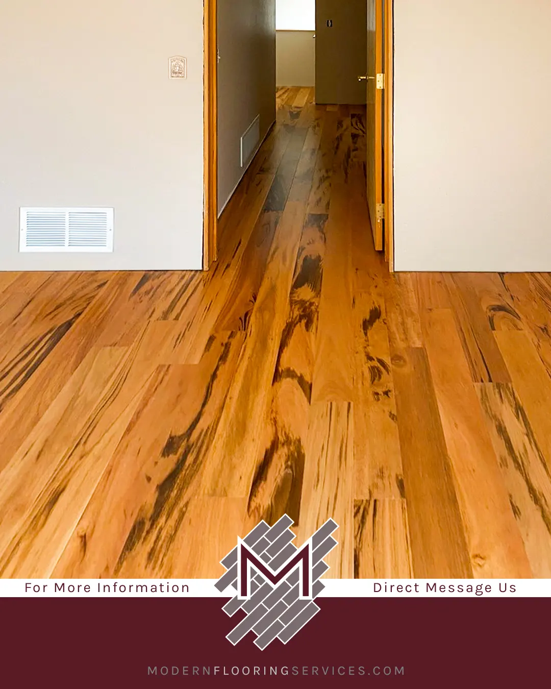 Brazilian Koa Engineered Hardwood Flooring Installation.