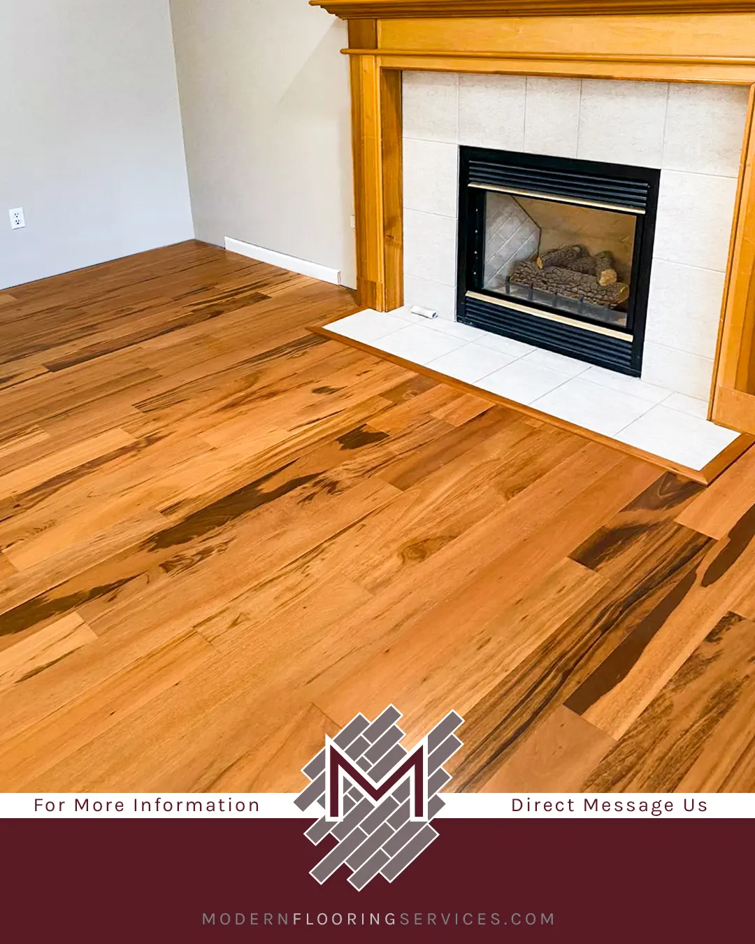 Brazilian Koa Engineered Hardwood Flooring Installation.