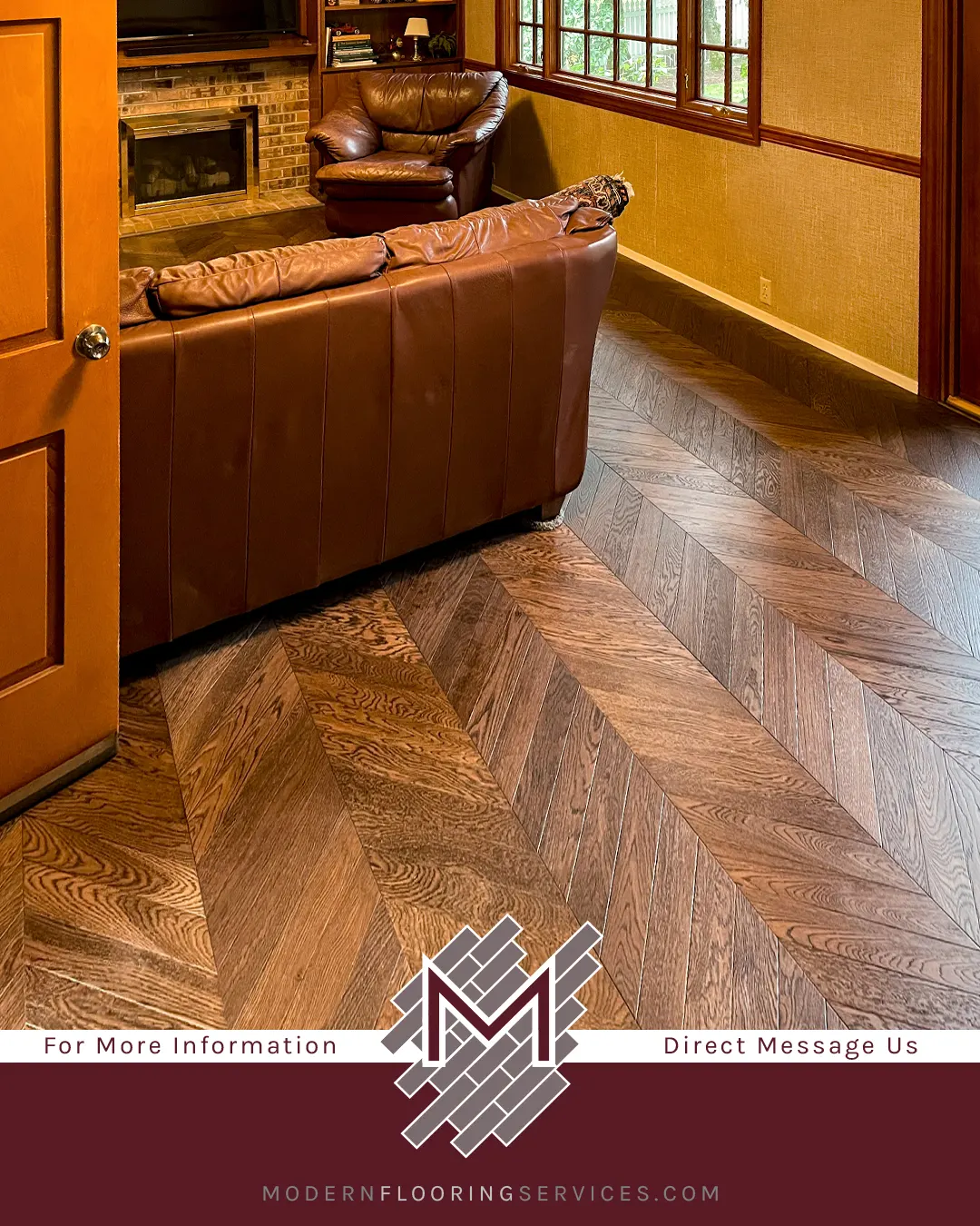 Bellawood Artisan Manhattan Chevron Engineered Hardwood Flooring Installation.