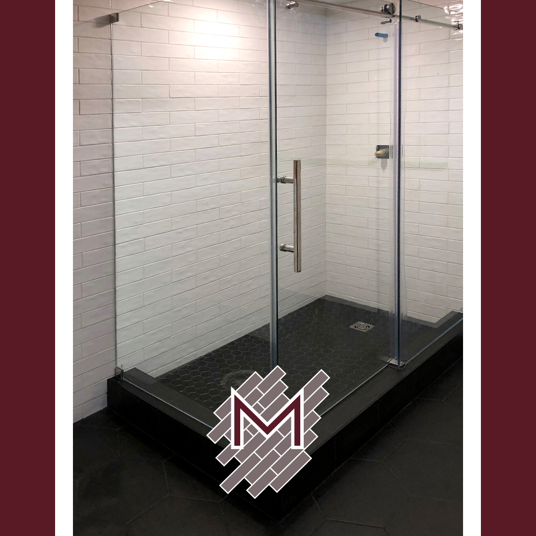 tile shower bathroom