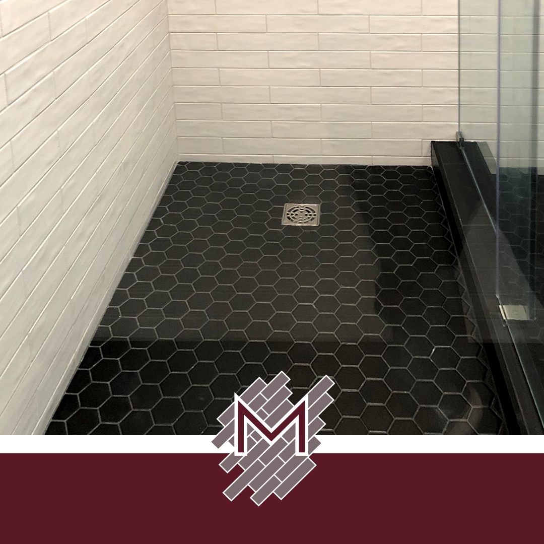 tile shower bathroom