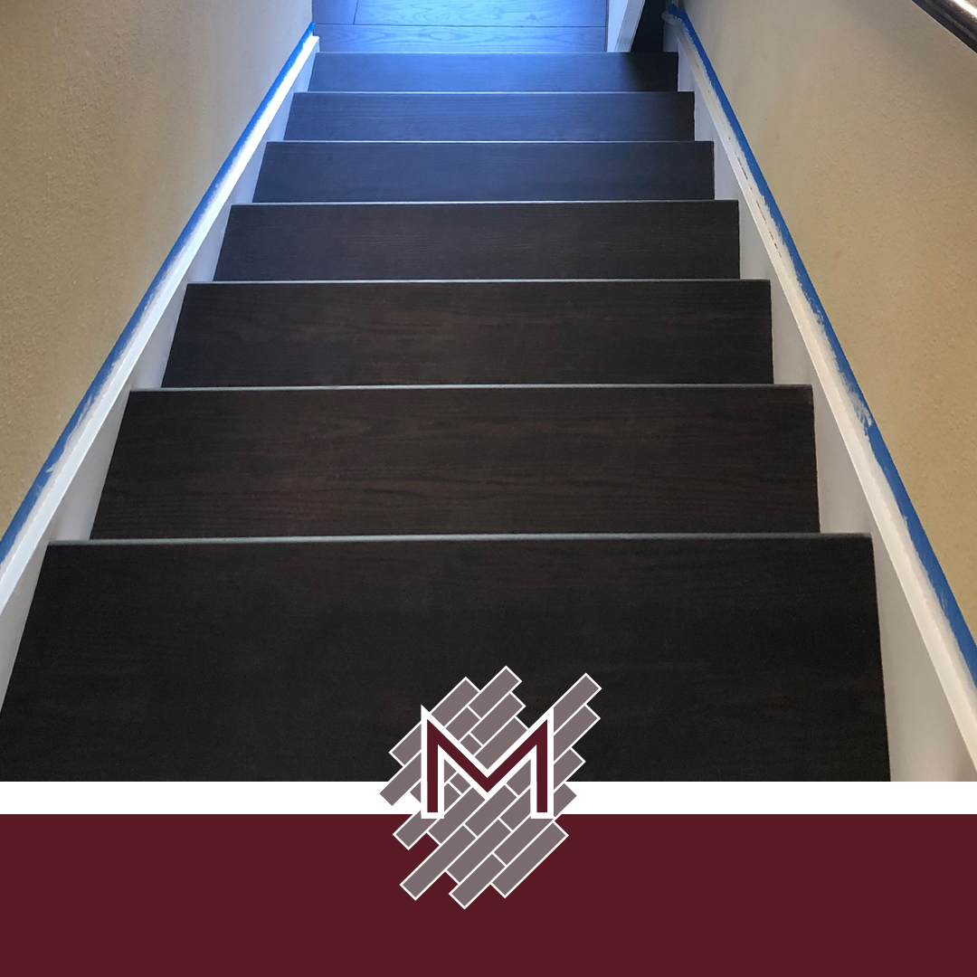 Solid hardwood flooring and stairs