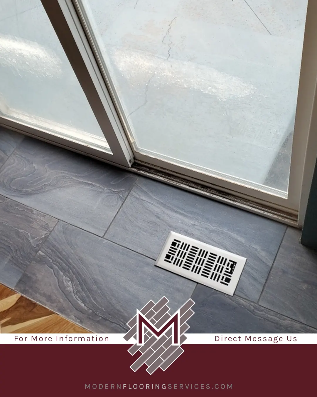 American Hickory Hardwood Flooring and Tile Flooring Installation.