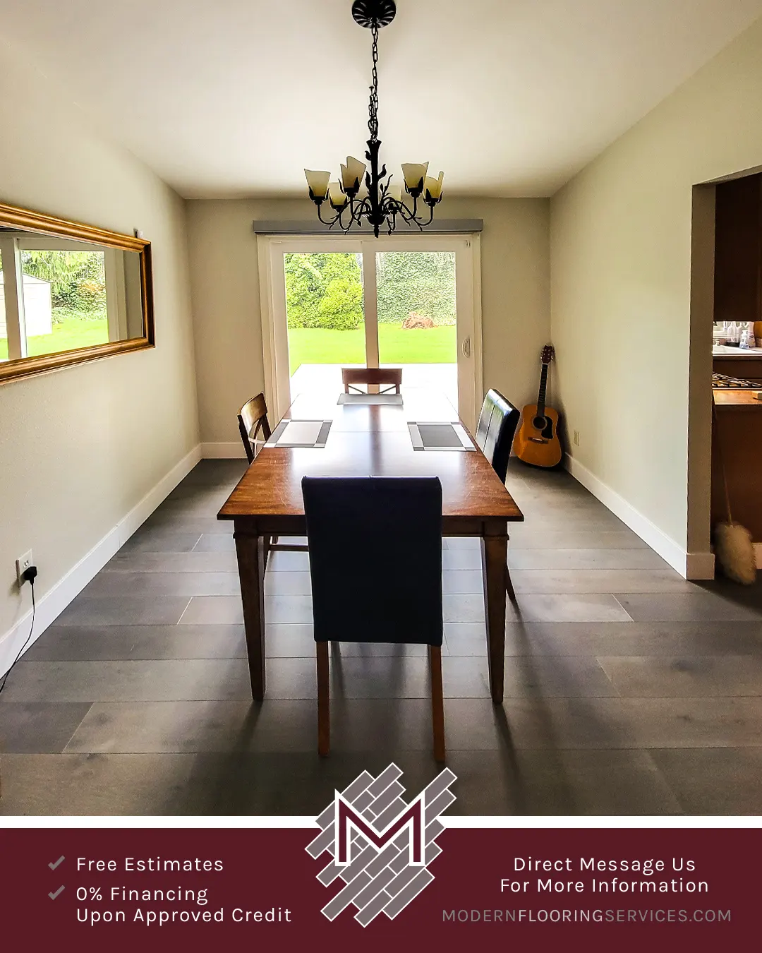 White Oak Engineered Hardwood Flooring Installation By Modern Flooring Services.