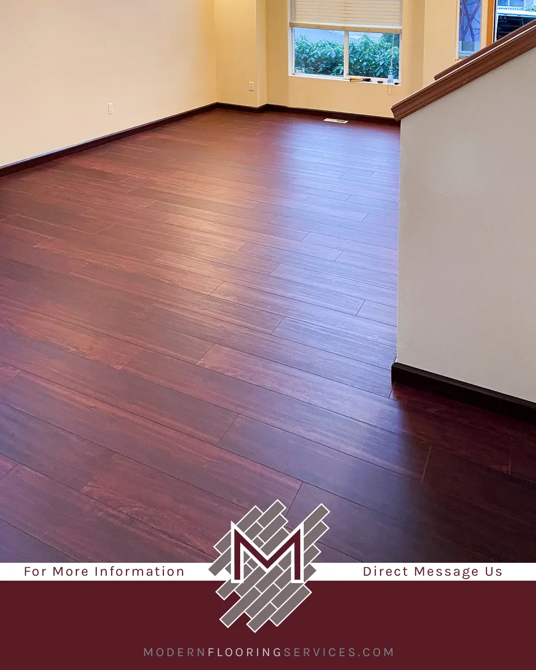 CoreLuxe Ultra Bloodwood Waterproof Rigid Vinyl Plank Flooring Installation.