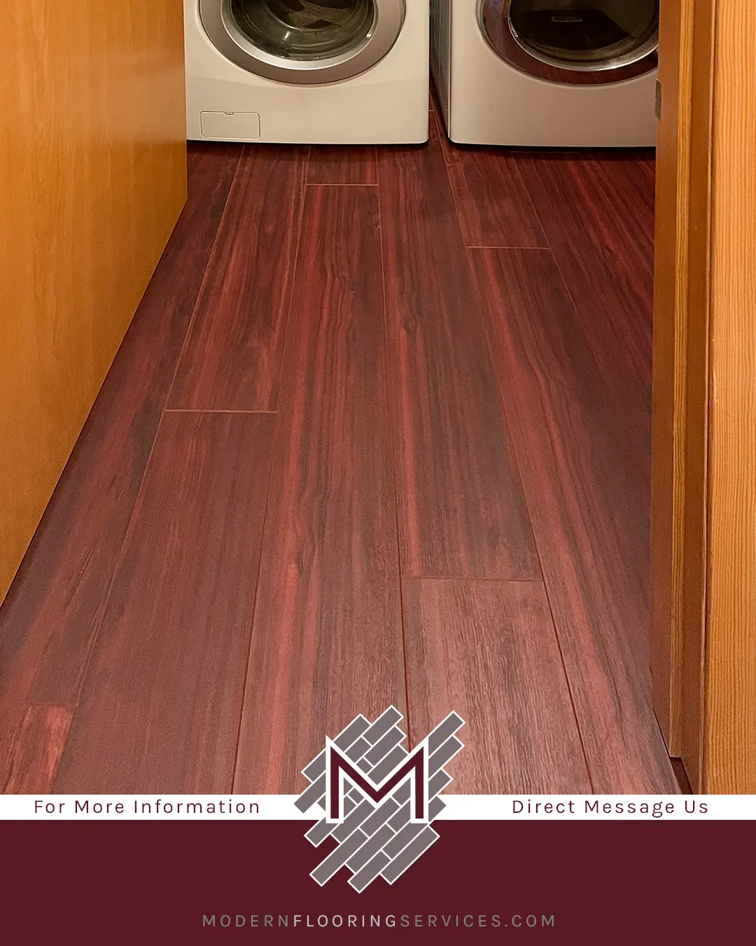 CoreLuxe Ultra Bloodwood Waterproof Rigid Vinyl Plank Flooring Installation.