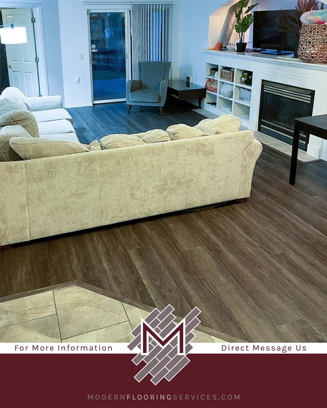 Vinyl Plank Flooring Installation.