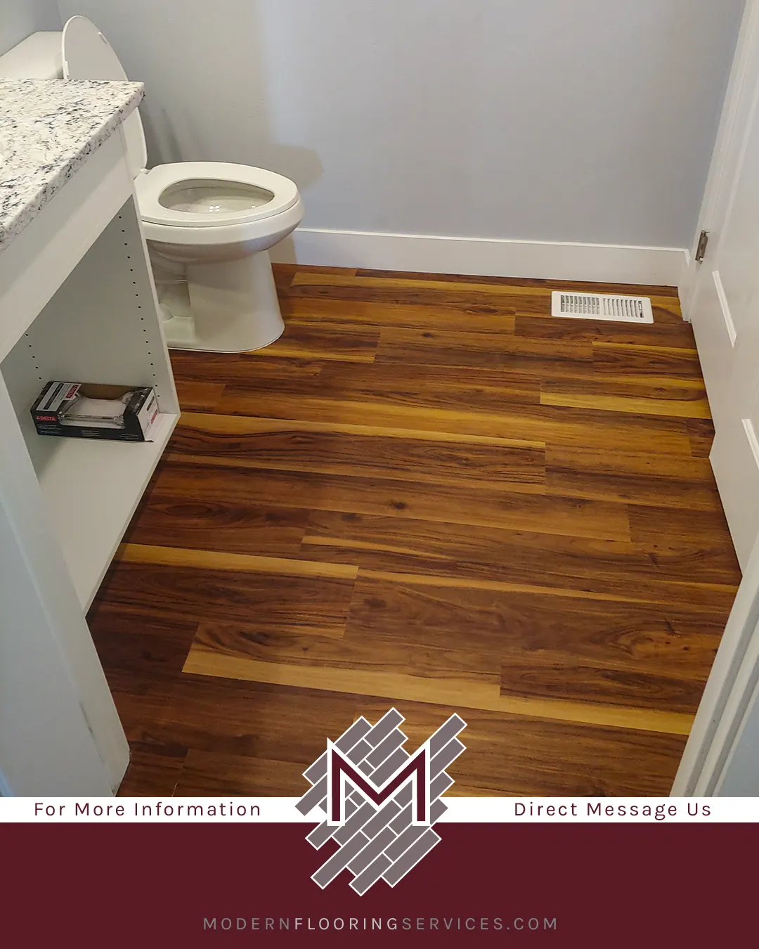 Click Vinyl EVP Flooring Installation.