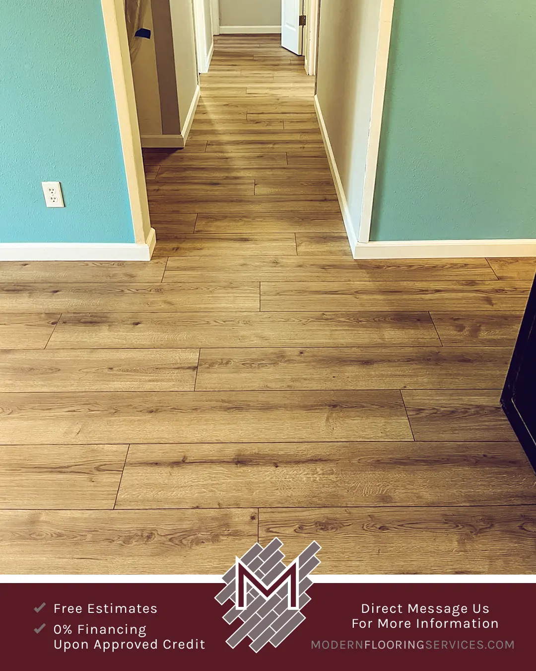 Vinyl Flooring Installation By Modern Flooring Services.
