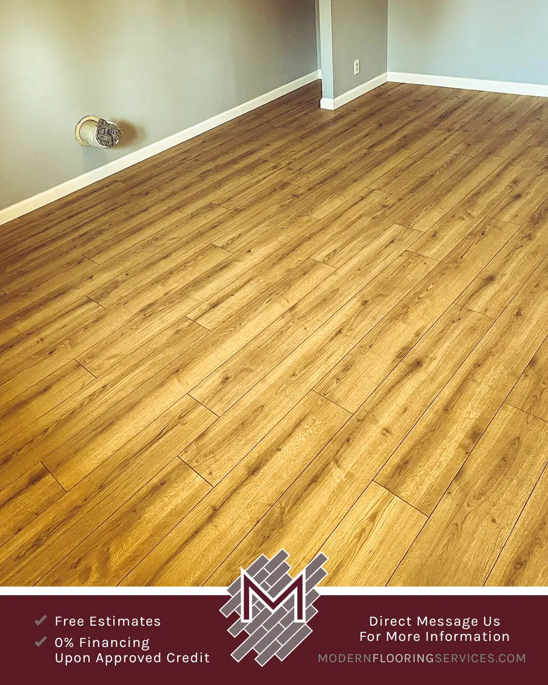 Vinyl Flooring Installation By Modern Flooring Services.
