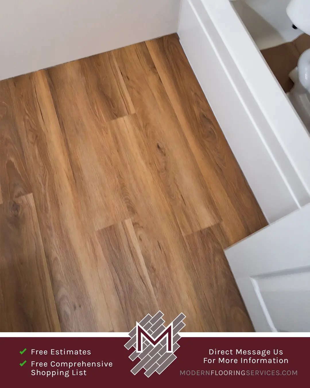 Vinyl Flooring Installation By Modern Flooring Services.