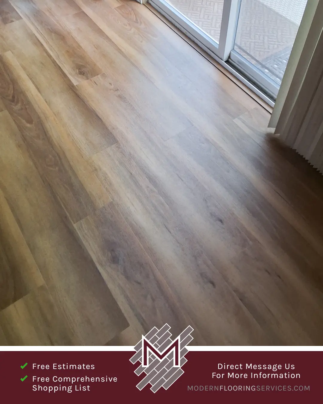 Vinyl Flooring Installation By Modern Flooring Services.