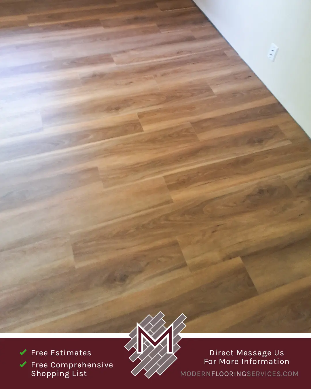 Vinyl Flooring Installation By Modern Flooring Services.