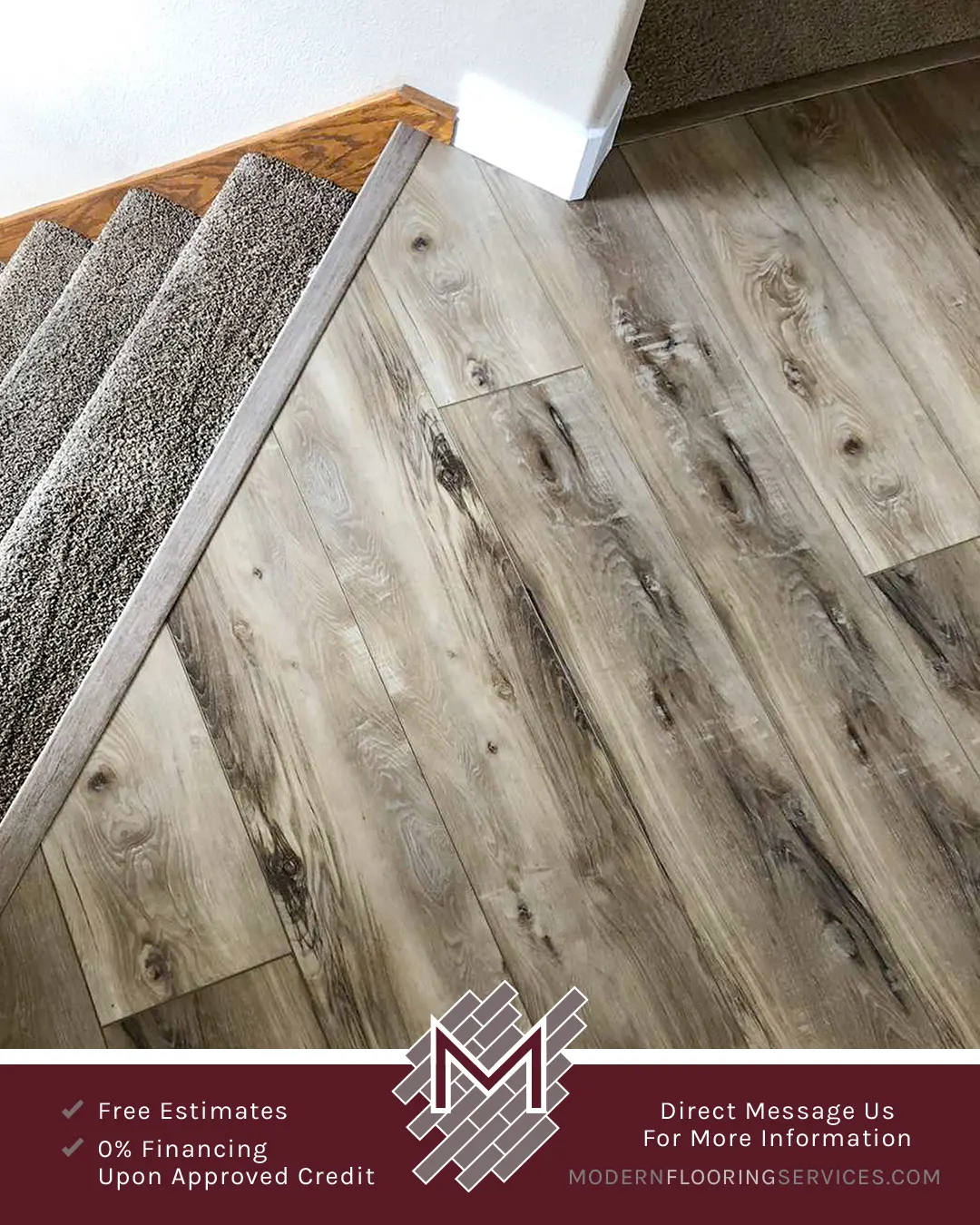 Vinyl Plank Click Flooring Installation.