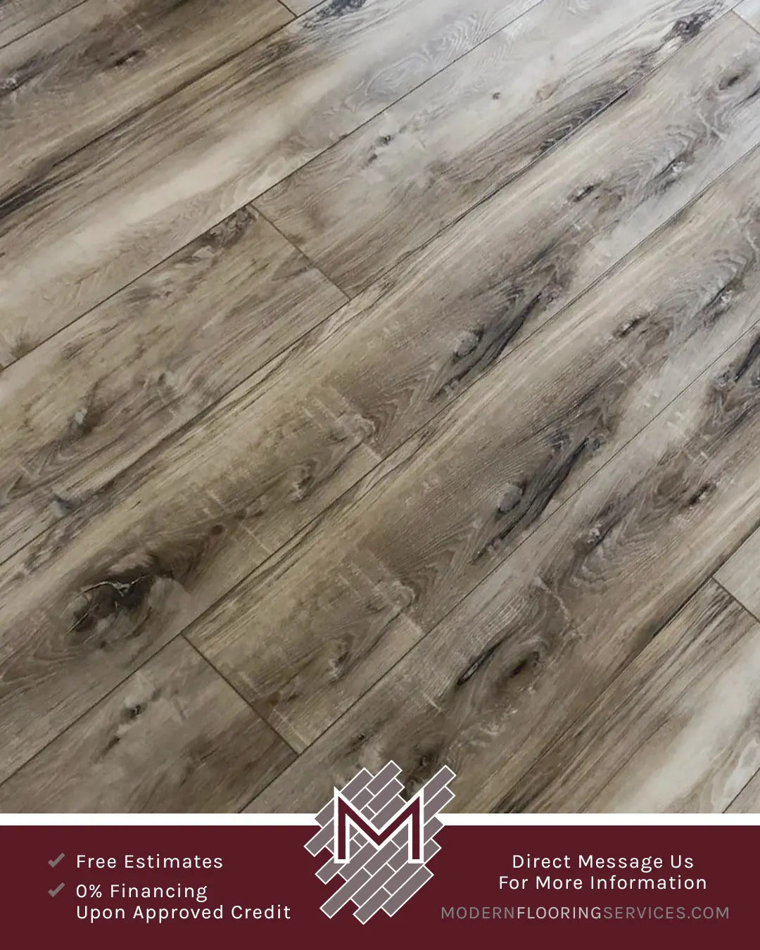 Vinyl Plank Click Flooring Installation.