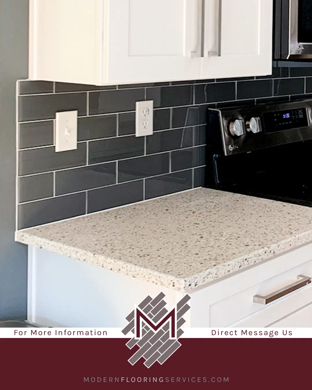 Kitchen Backsplash Installation.