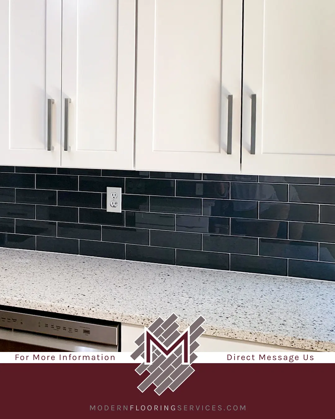 Kitchen Backsplash Installation.