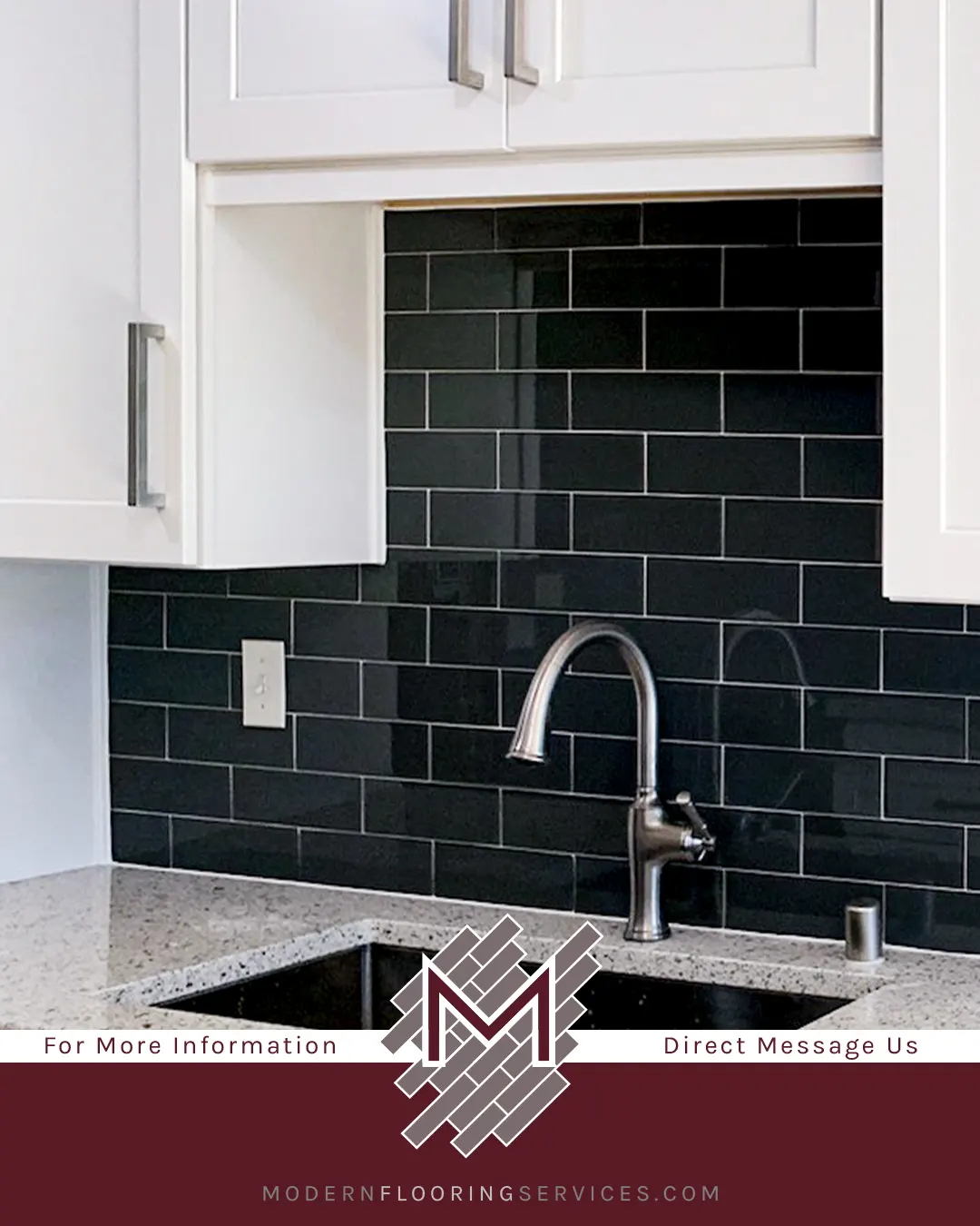 Kitchen Backsplash Installation.