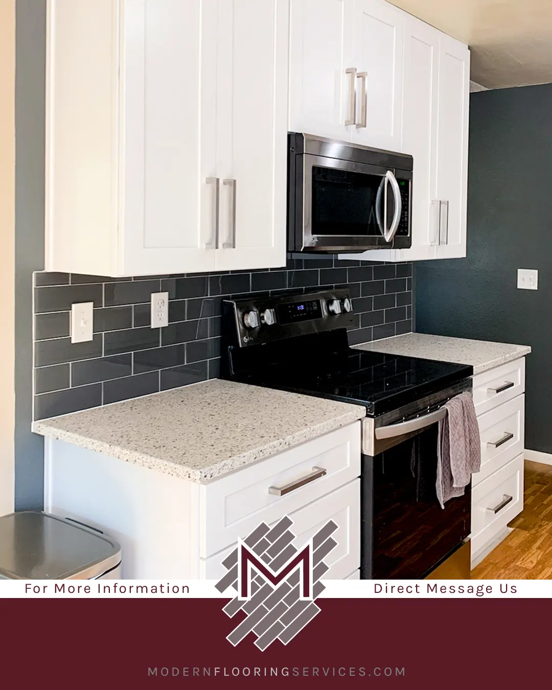 Kitchen Backsplash Installation.