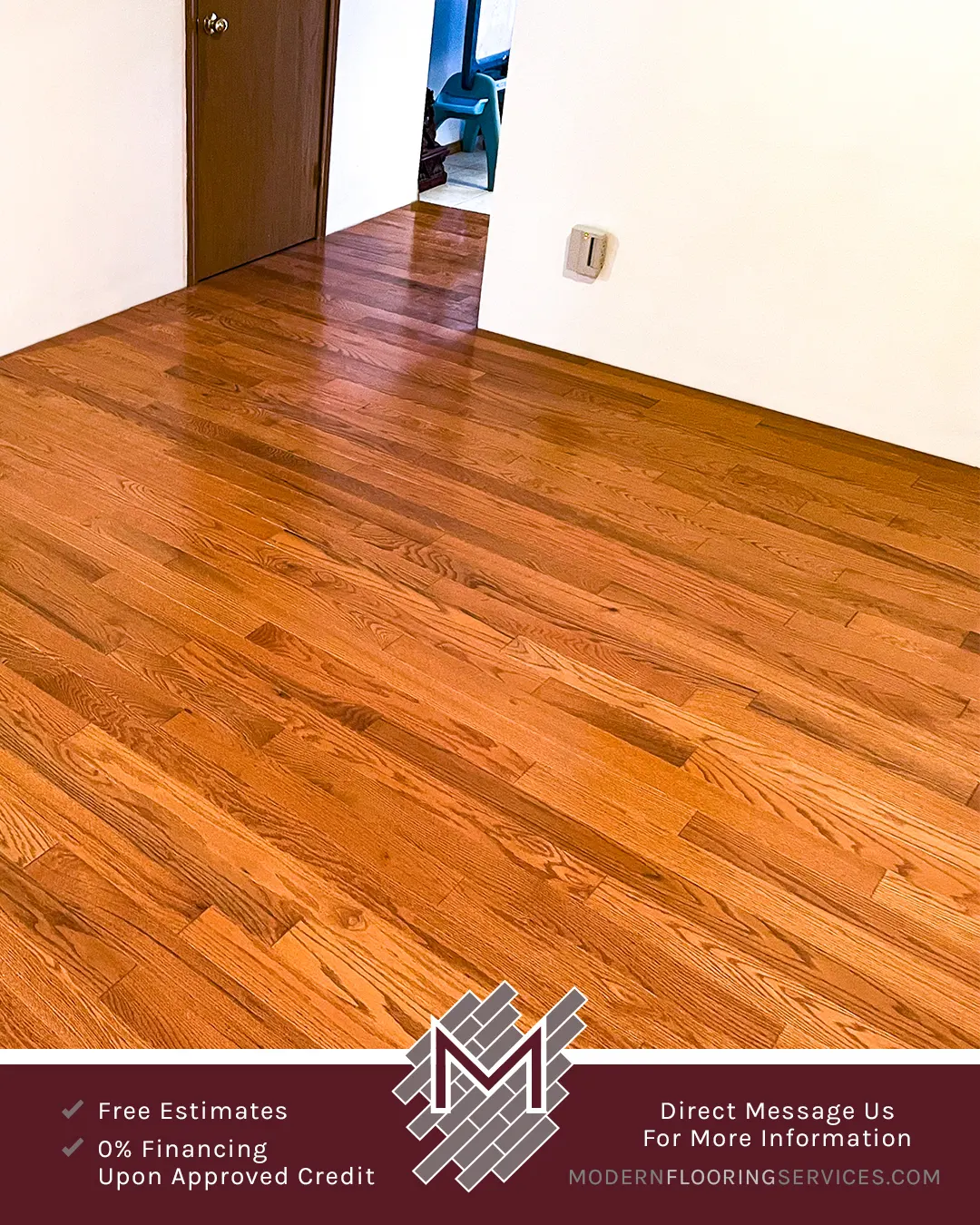 Builder's Pride Butterscotch Oak Solid Hardwood Flooring Installation.