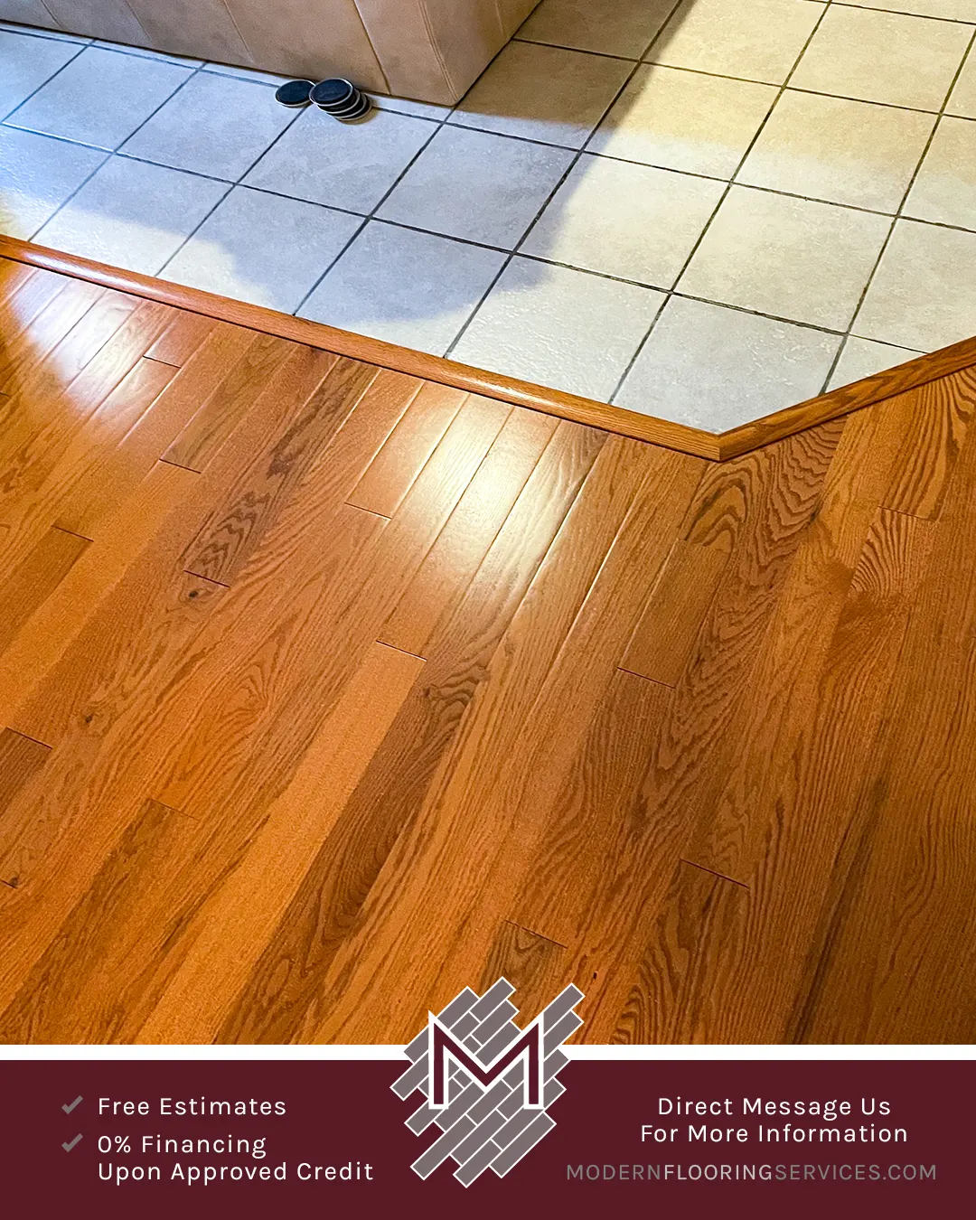 Builder's Pride Butterscotch Oak Solid Hardwood Flooring Installation.