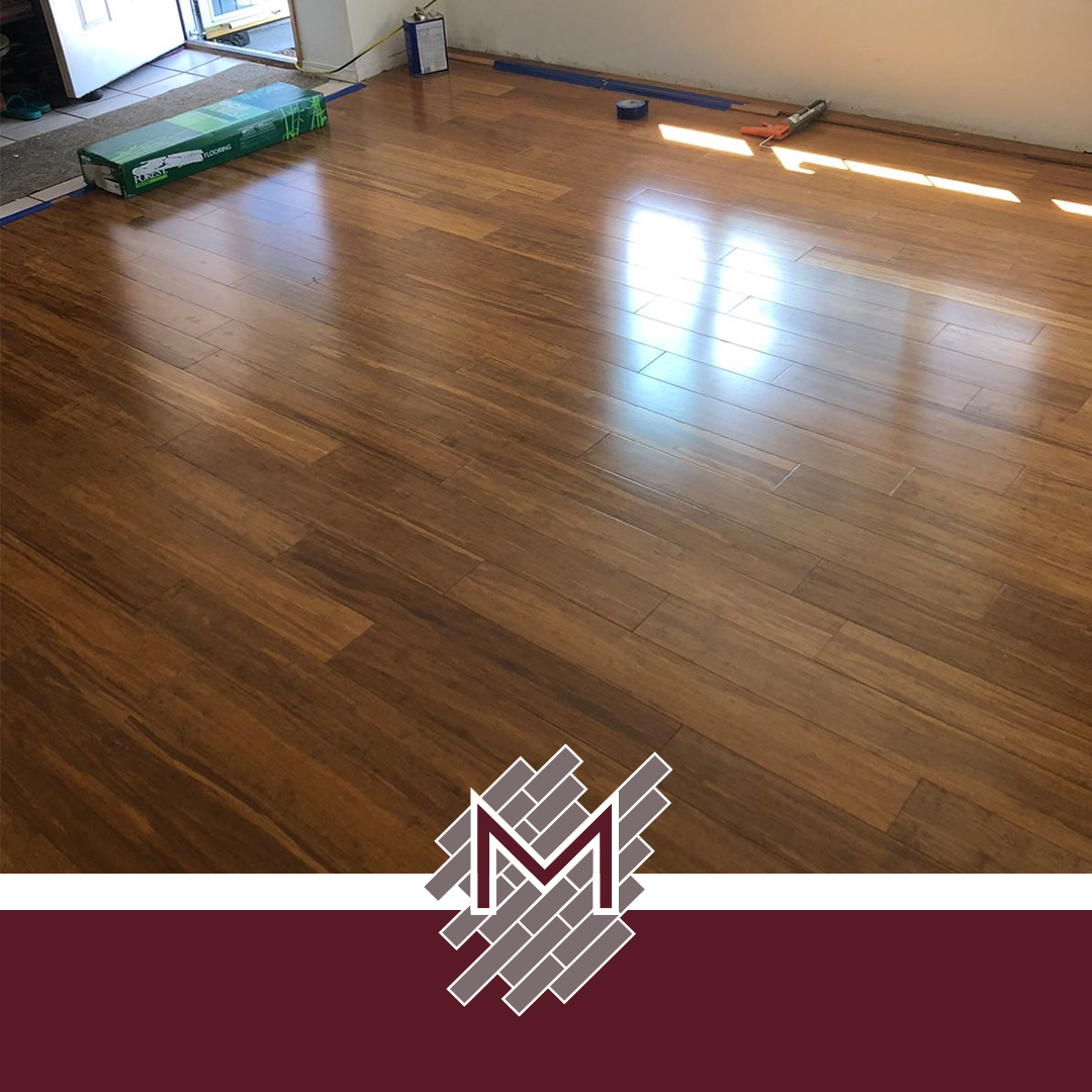 Solid bamboo hardwood flooring