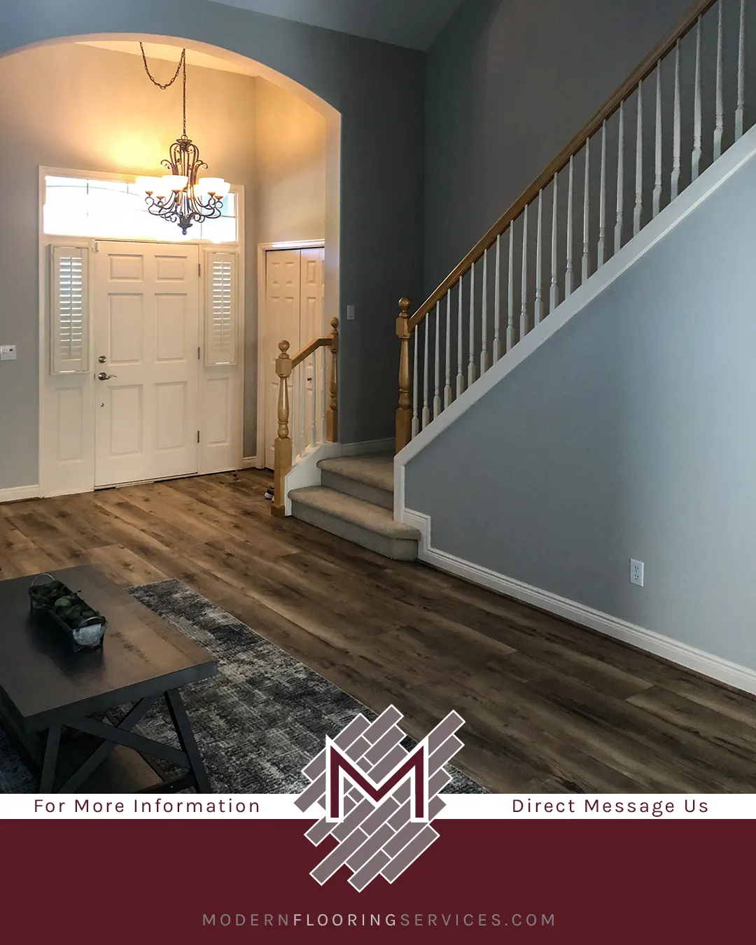 NuCore Deerfield Hickory Rigid Core Luxury Vinyl Plank Flooring Installation