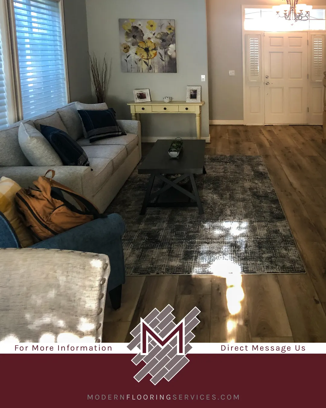 NuCore Deerfield Hickory Rigid Core Luxury Vinyl Plank Flooring Installation