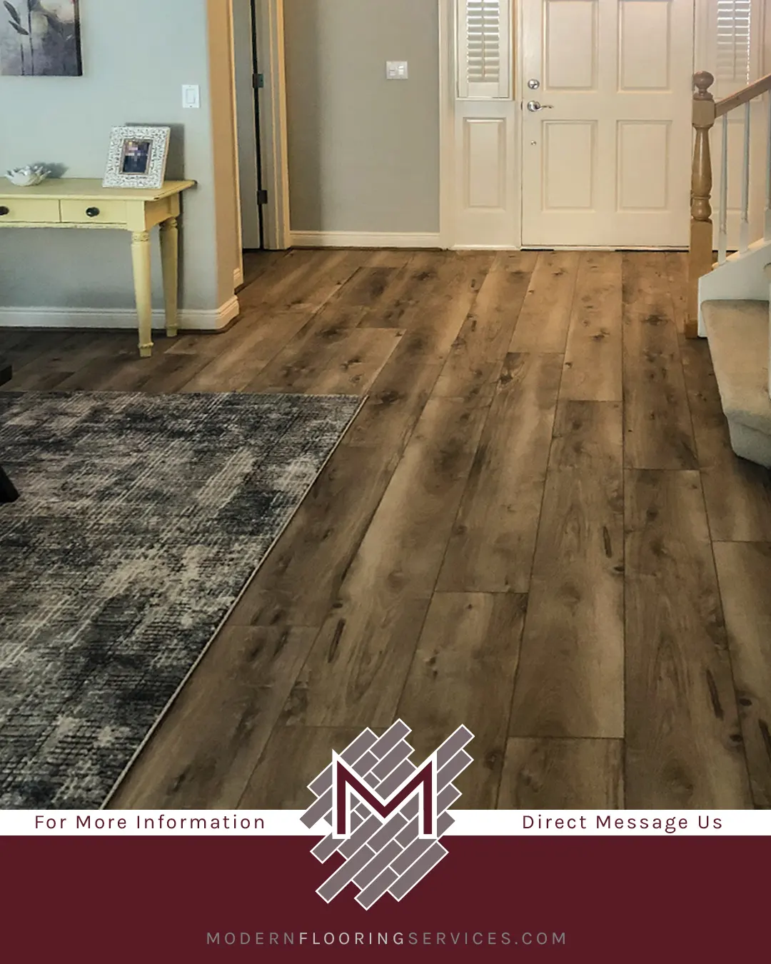 NuCore Deerfield Hickory Rigid Core Luxury Vinyl Plank Flooring Installation
