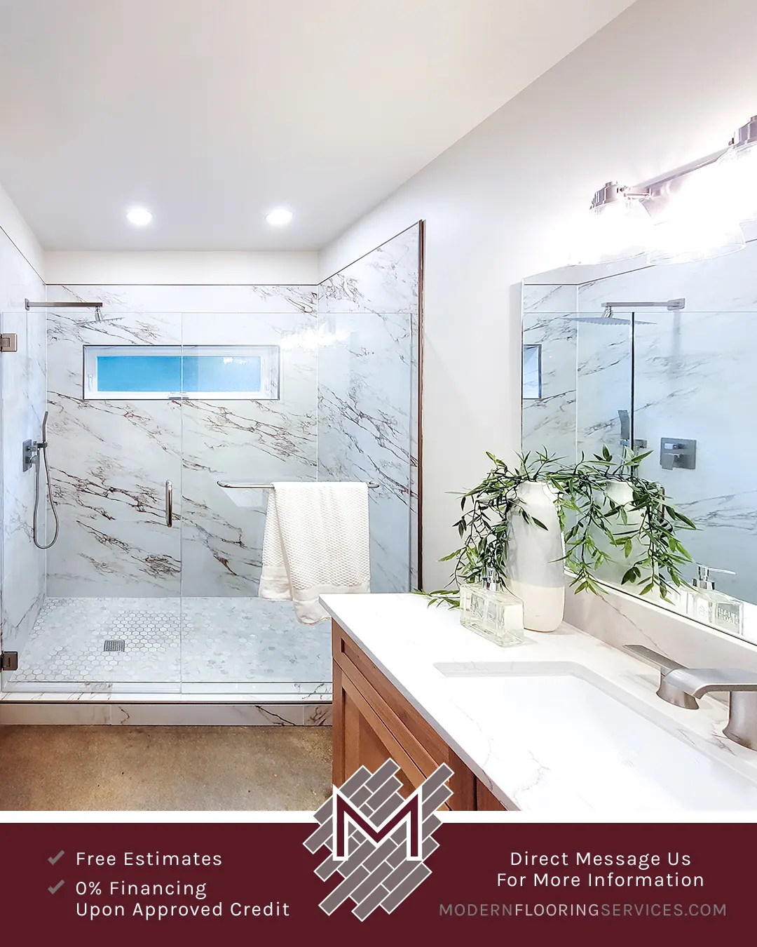 Shower Tile Installation.