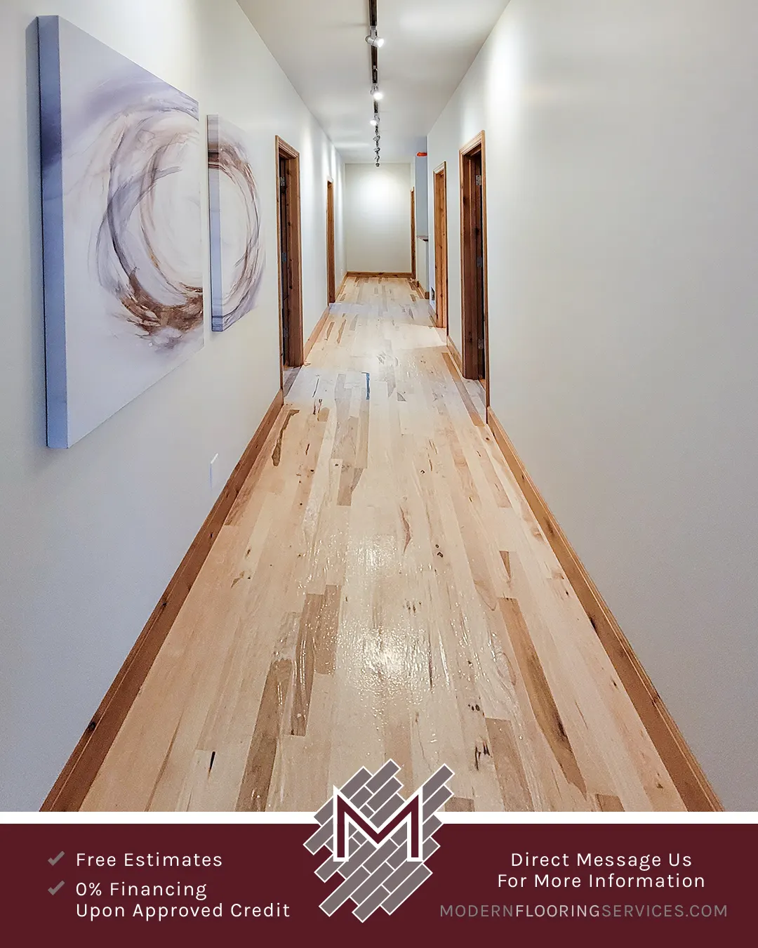 Hardwood Flooring Installation.