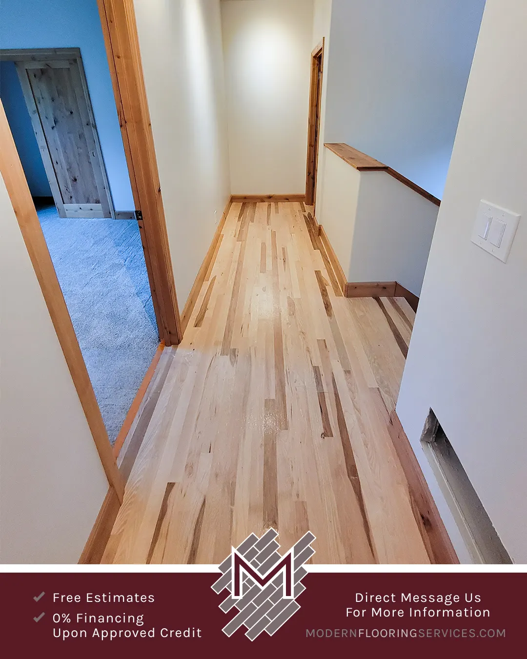 Hardwood Flooring Installation.