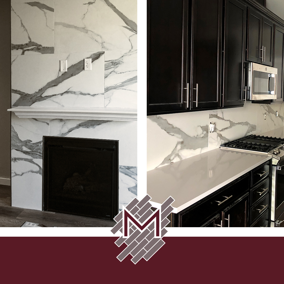Marble Art Tile Backsplash