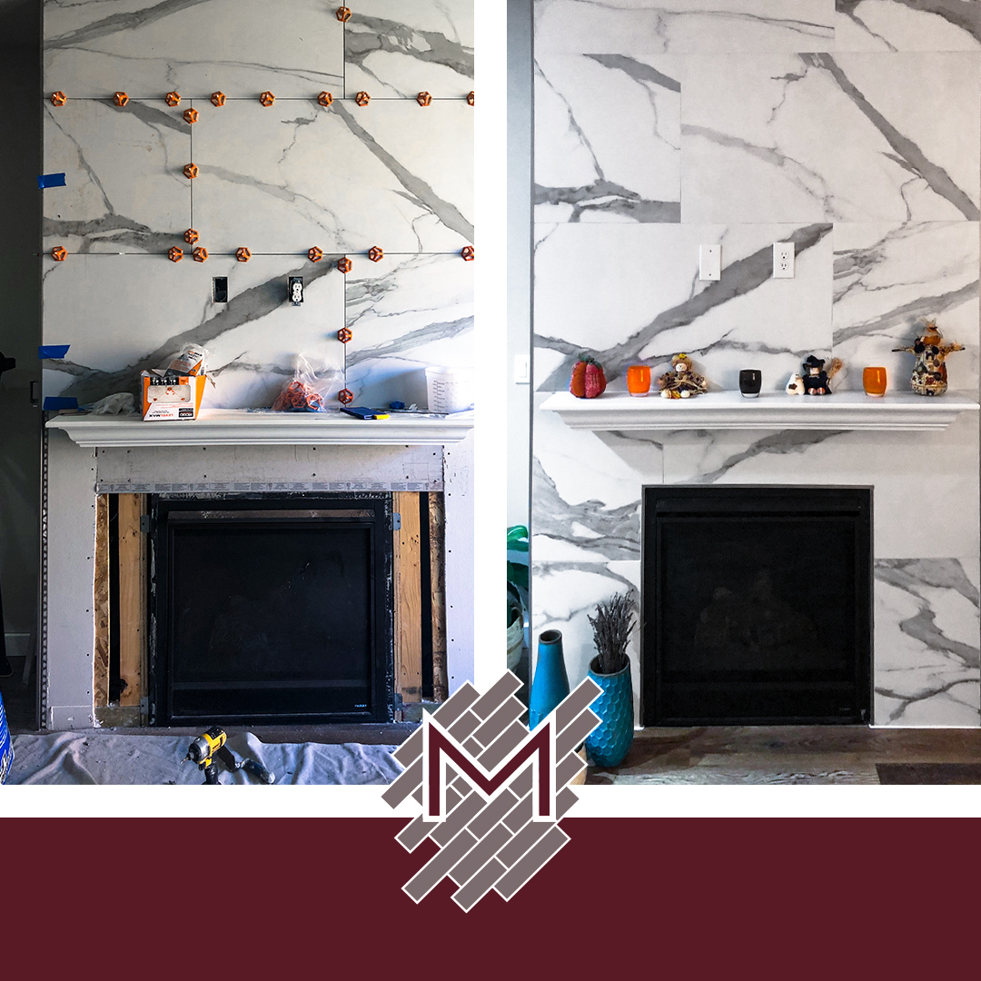 Marble Art Tile Backsplash