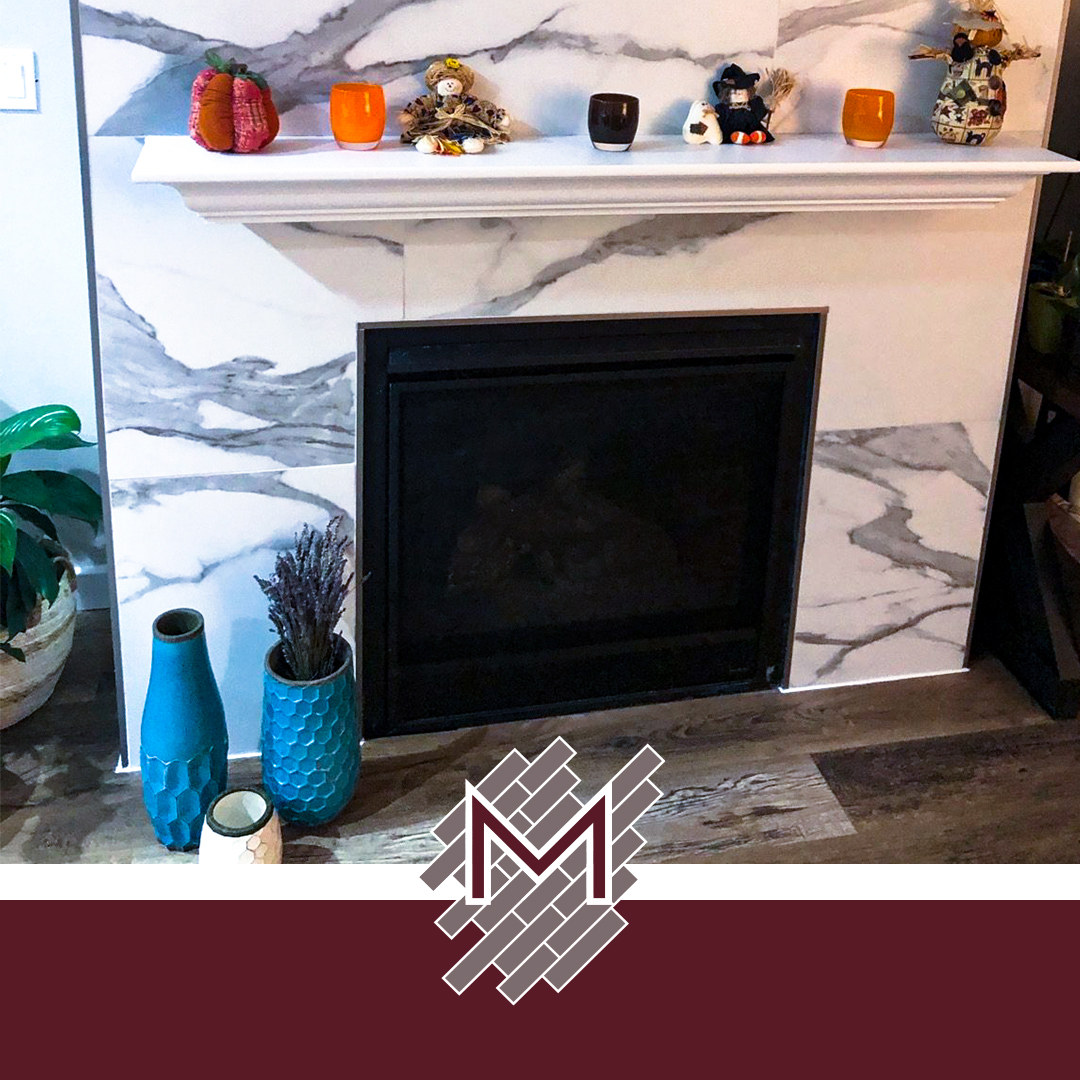 Marble Art Tile Backsplash