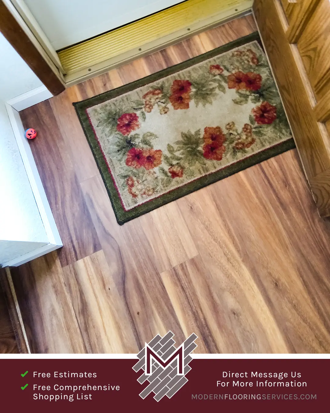 Tobacco Road Acacia Laminate Flooring Installation By Modern Flooring Services.