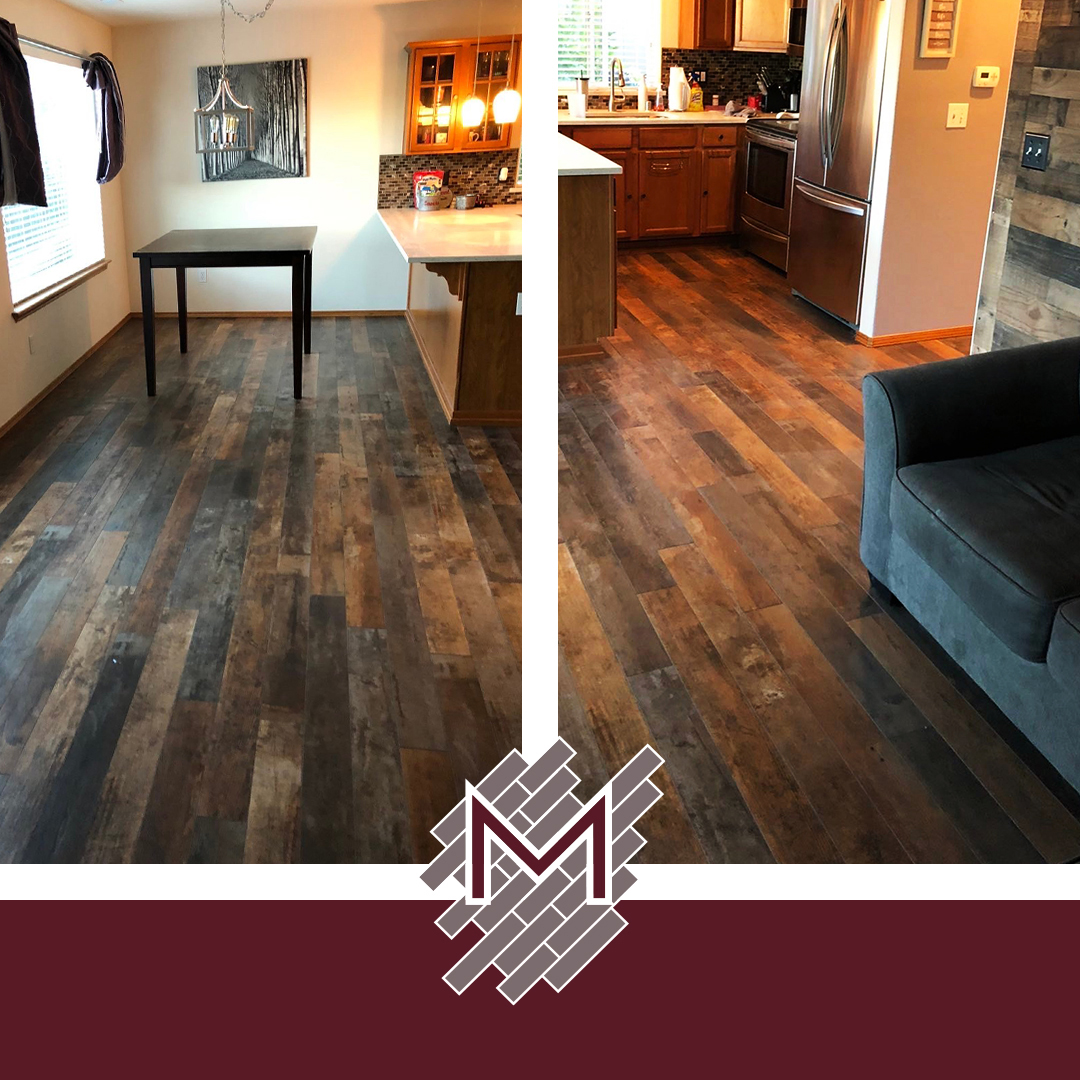 Wood-based laminate flooring