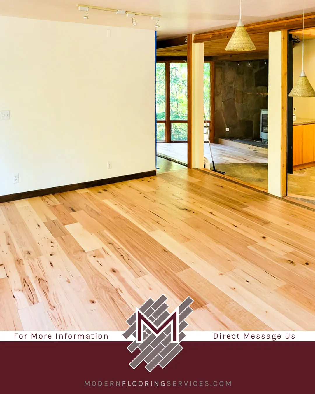 Engineered Hickory Flooring Installation