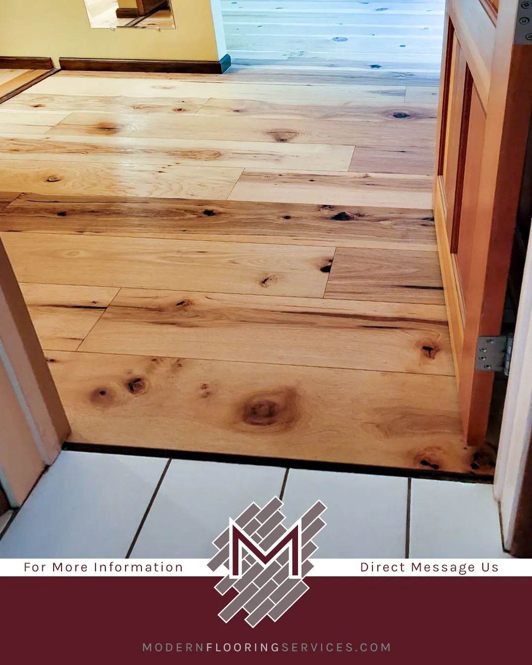 Engineered Hickory Flooring Installation