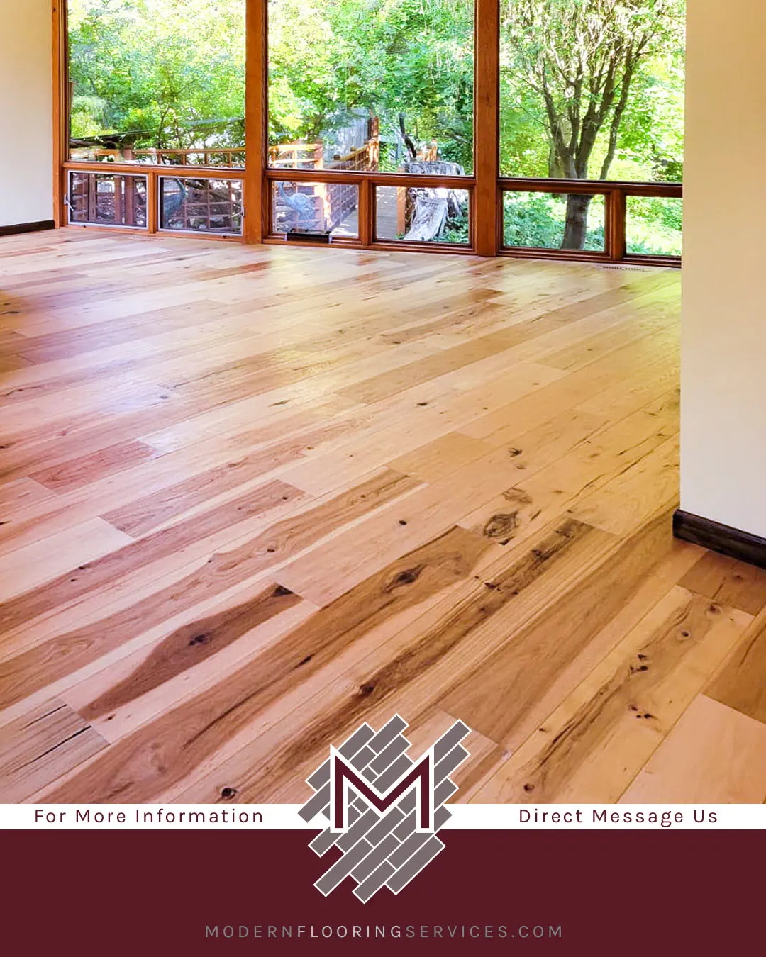 Engineered Hickory Flooring Installation