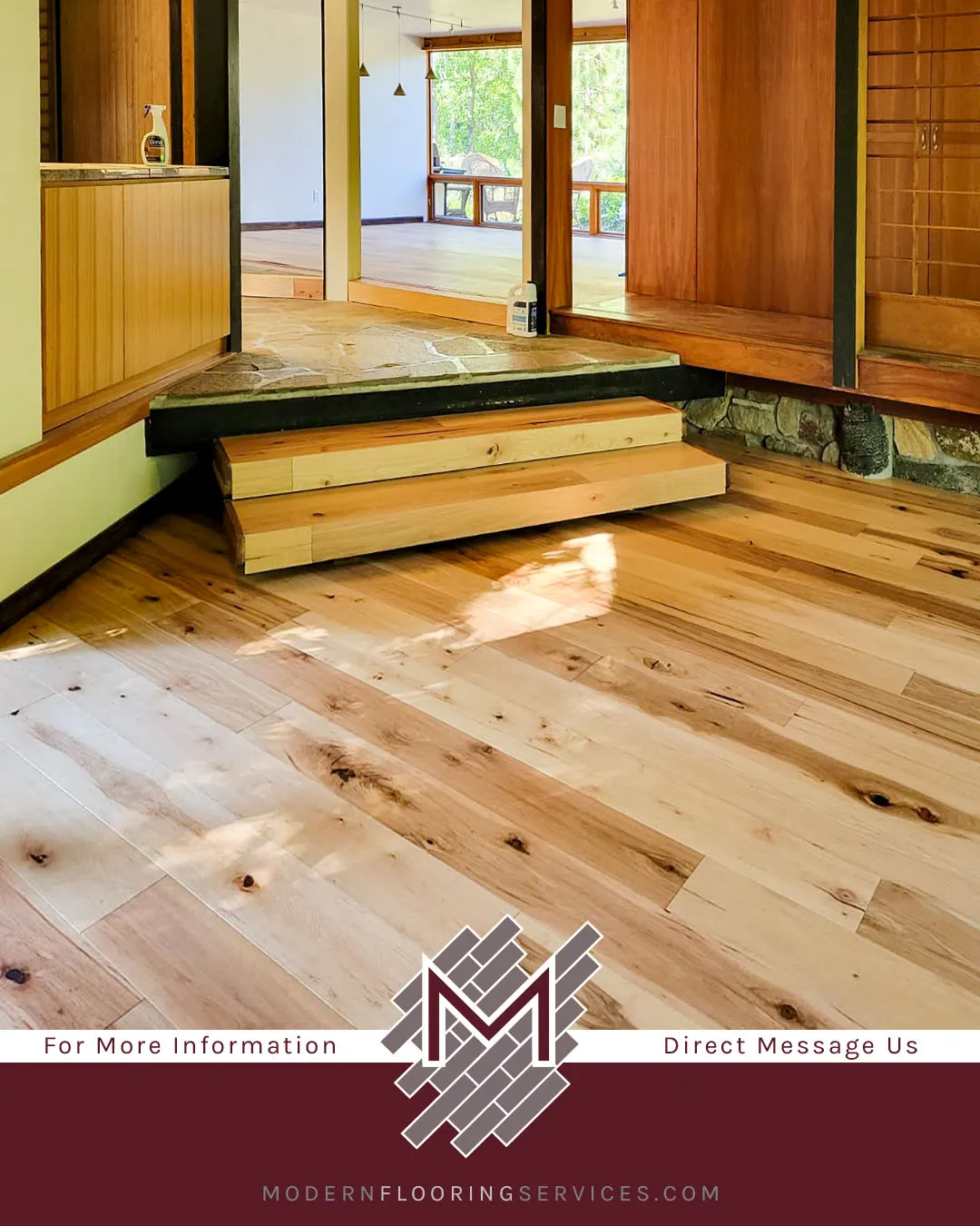 Engineered Hickory Flooring Installation