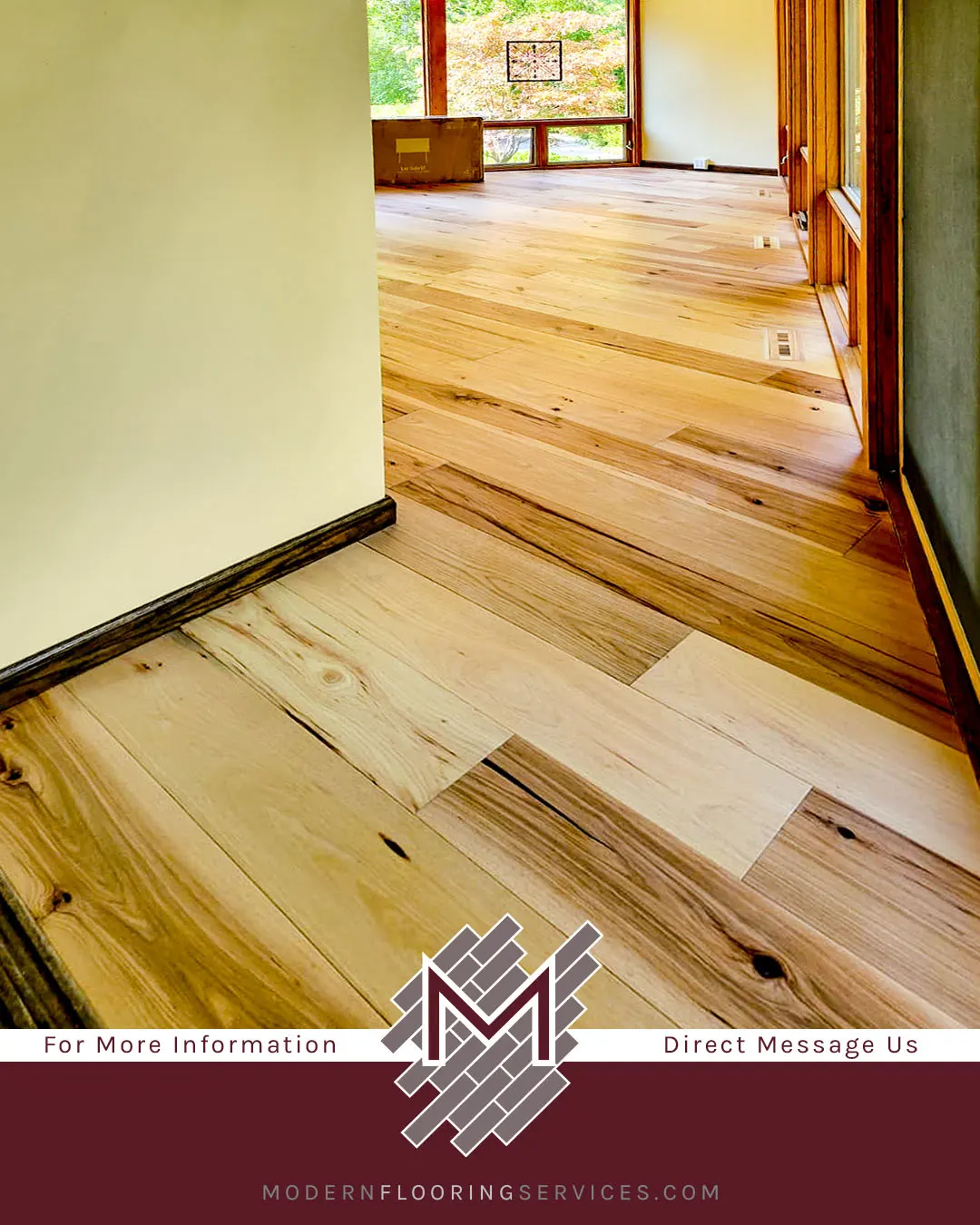 Engineered Hickory Flooring Installation